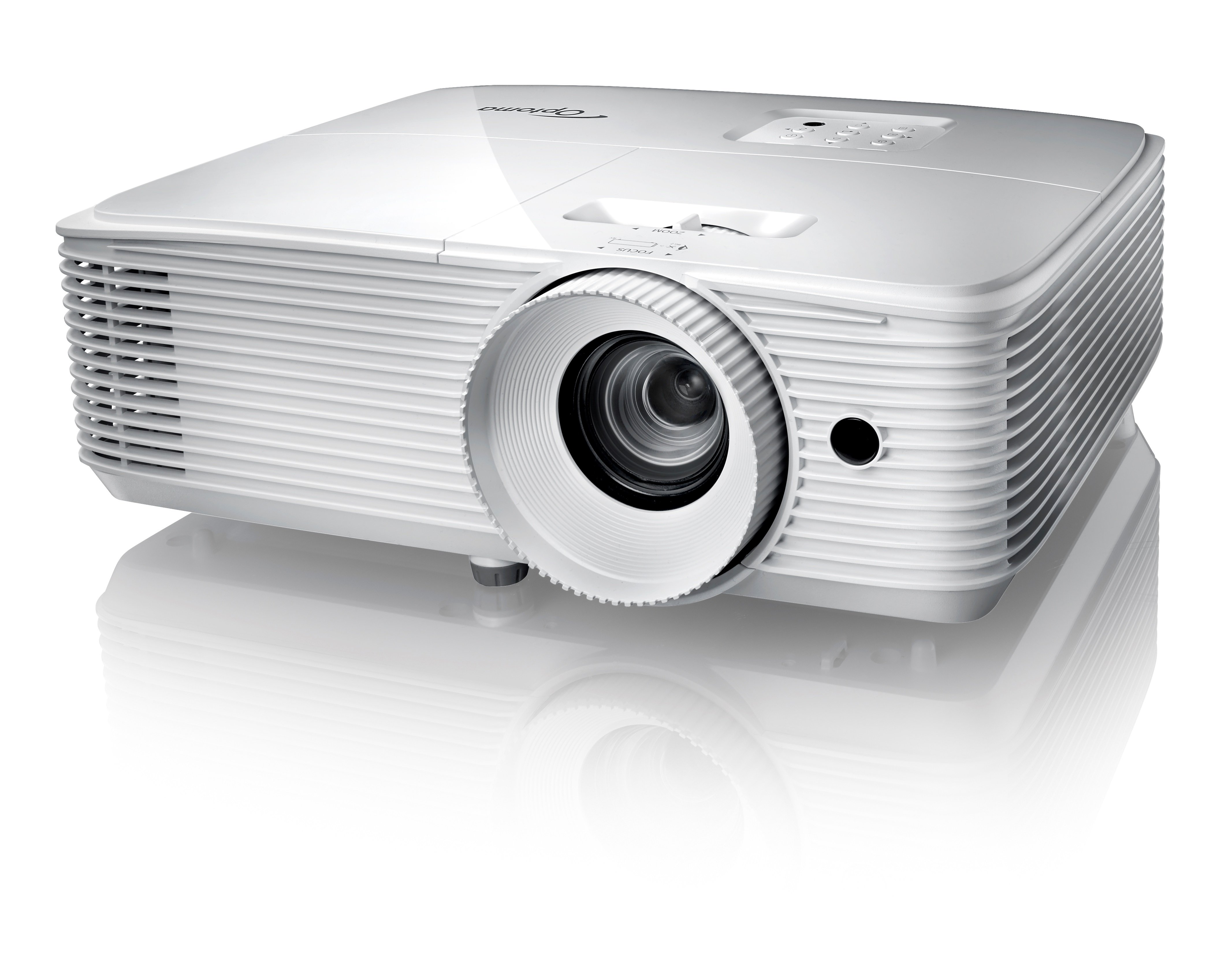 White Optoma 1080p Projector-1