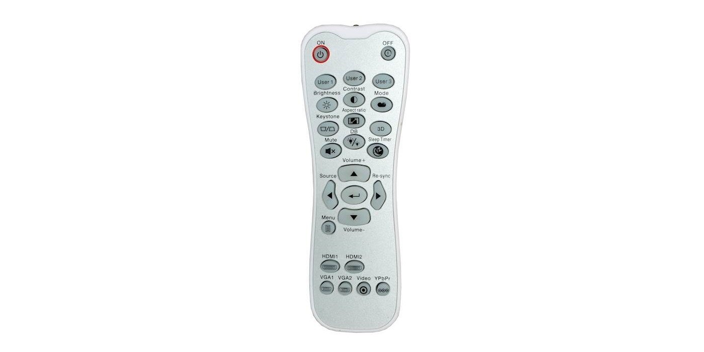 White Optoma 1080p Projector-3