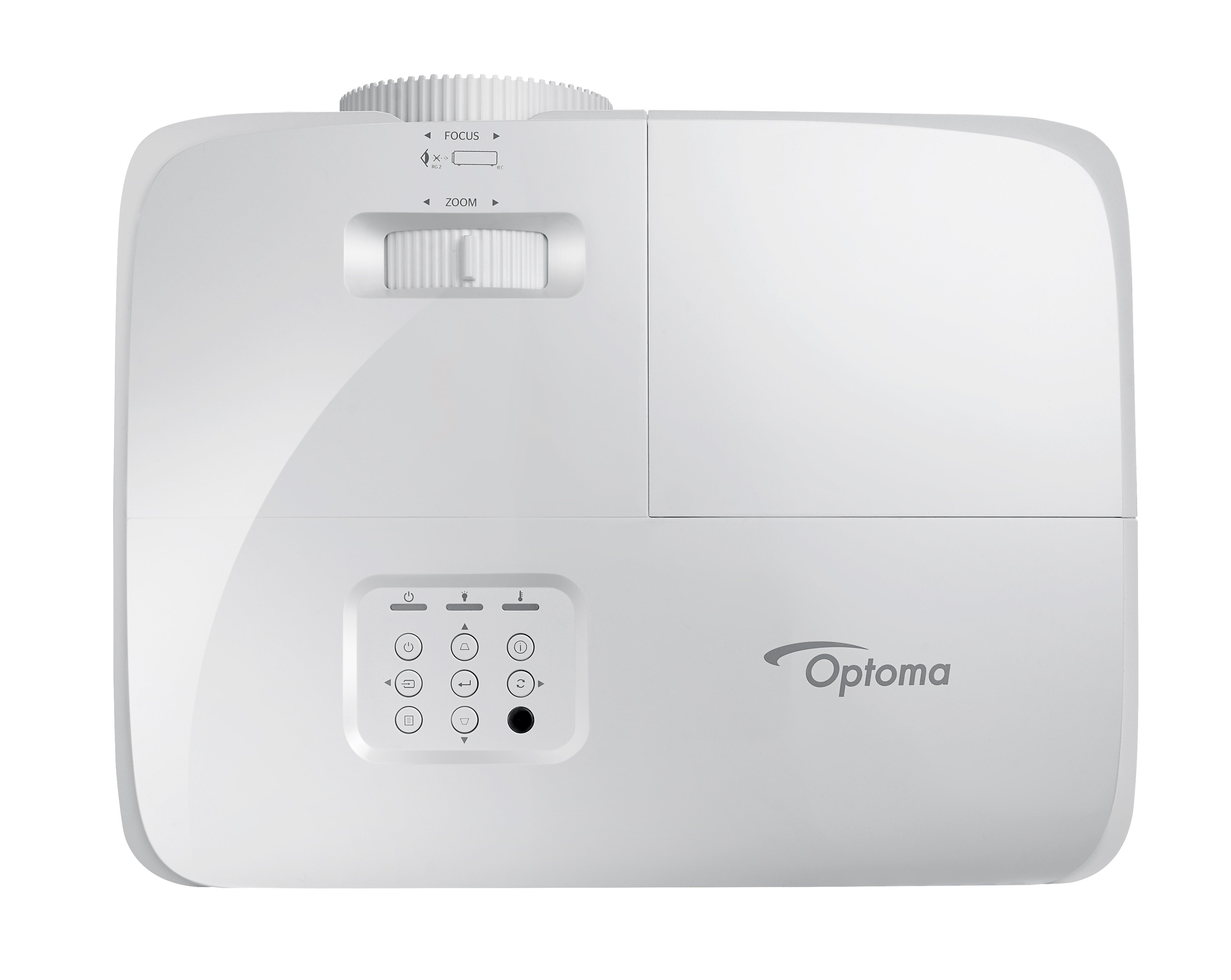 White Optoma 1080p Projector-6