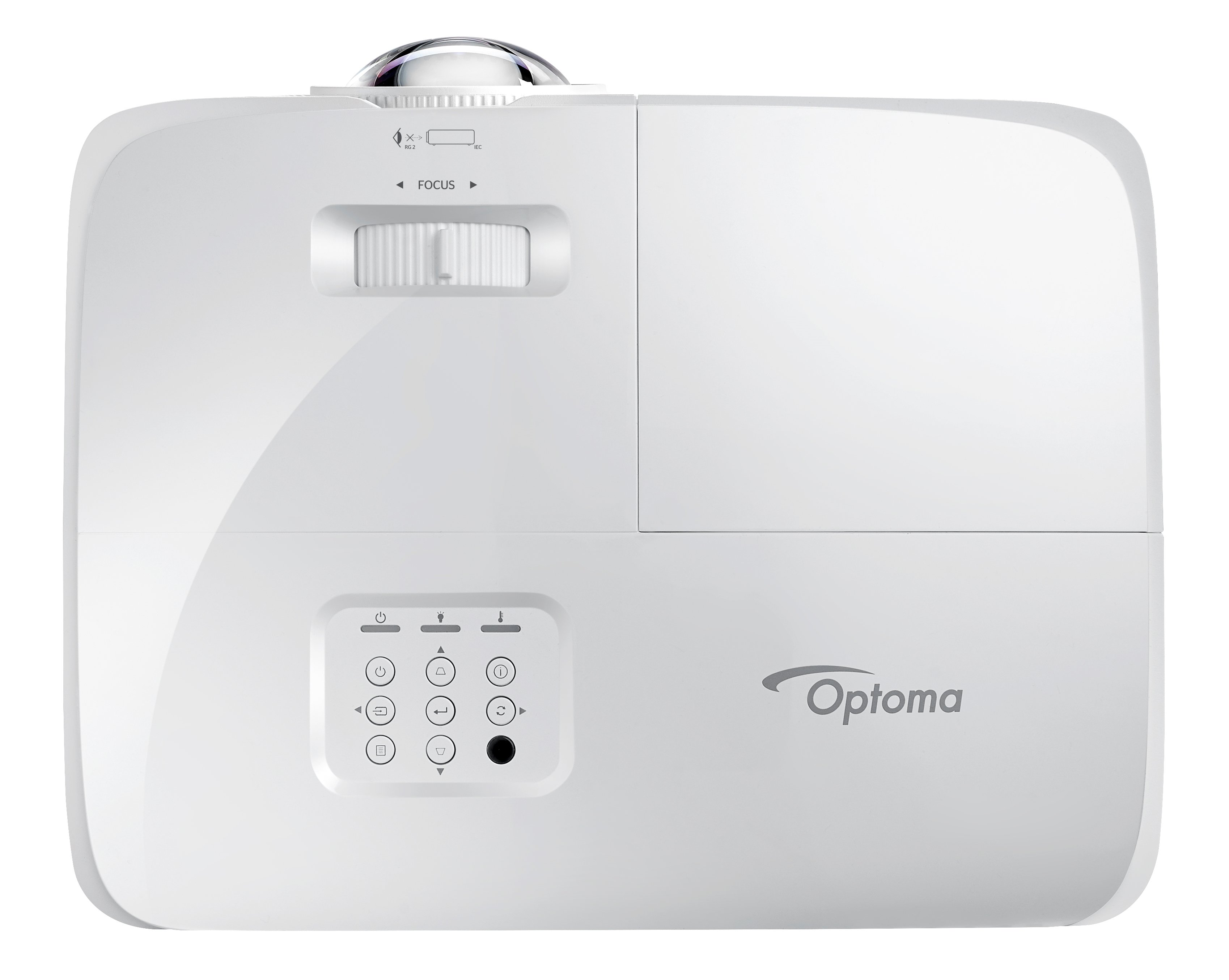 White Optoma 1080p Short Throw Projector-2