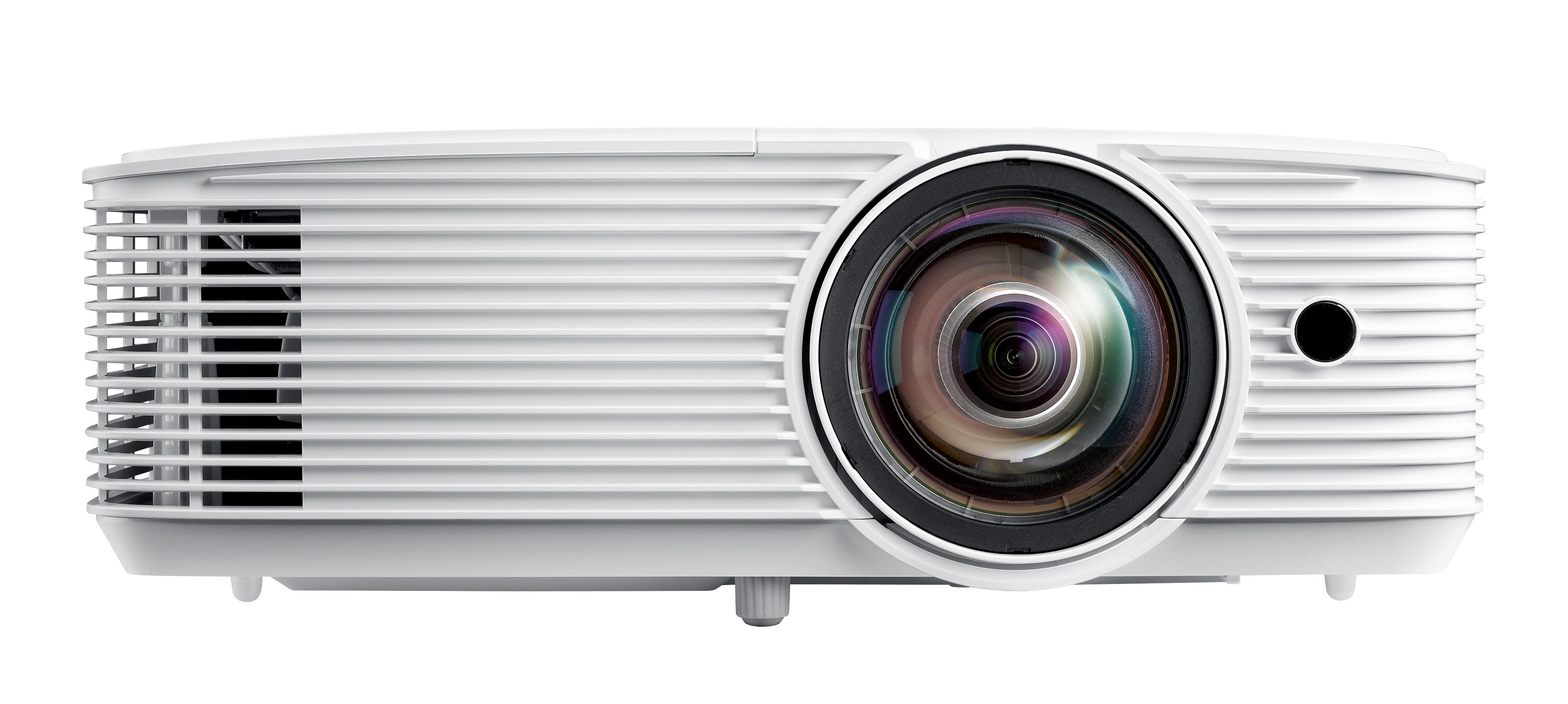 White Optoma 1080p Short Throw Projector-6