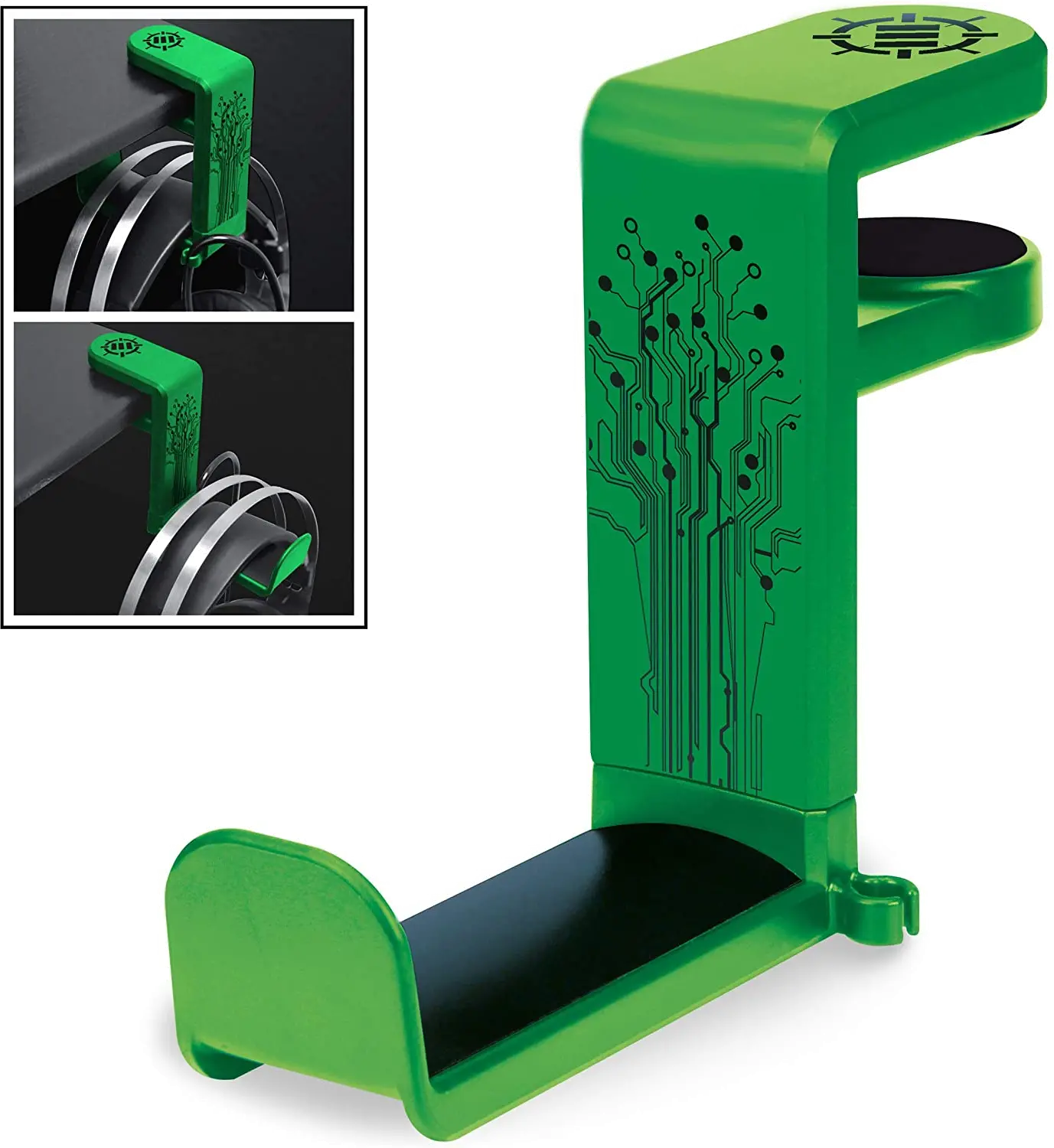 ENHANCE Gaming Headphone Holder - Green-1