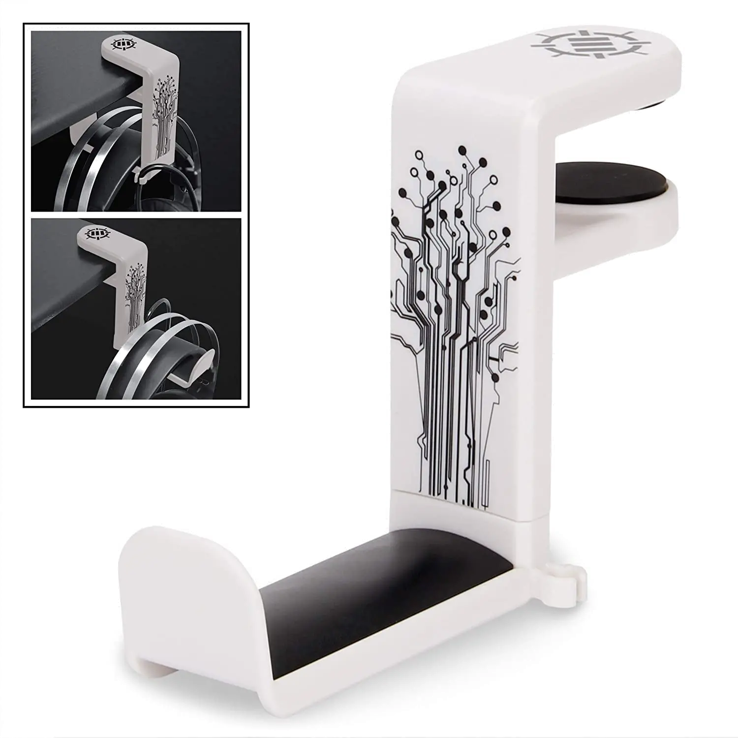 ENHANCE Gaming Headphone Holder - White-1