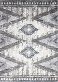 A163-IVGY-5X7.6-AS104 Aspen 5' x 8' Ivory and Gray Area Rug