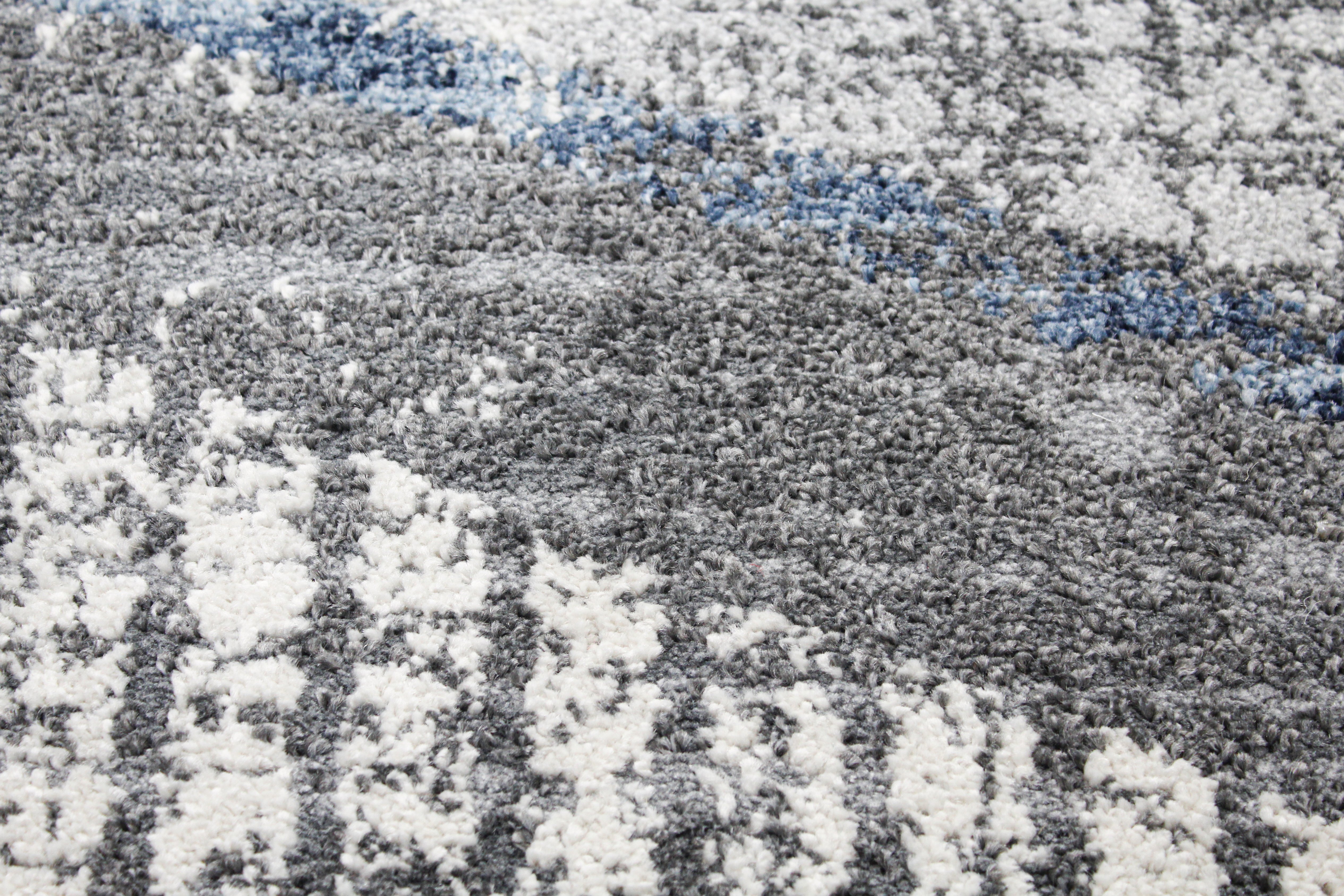 Aspen 5' x 8' Ivory and Gray Area Rug-5
