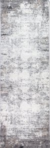 Carlyle Contemporary Ivory and Gray 8 Foot Runner