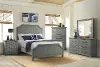 Beach House Gray 4 Piece Queen Bedroom Set
