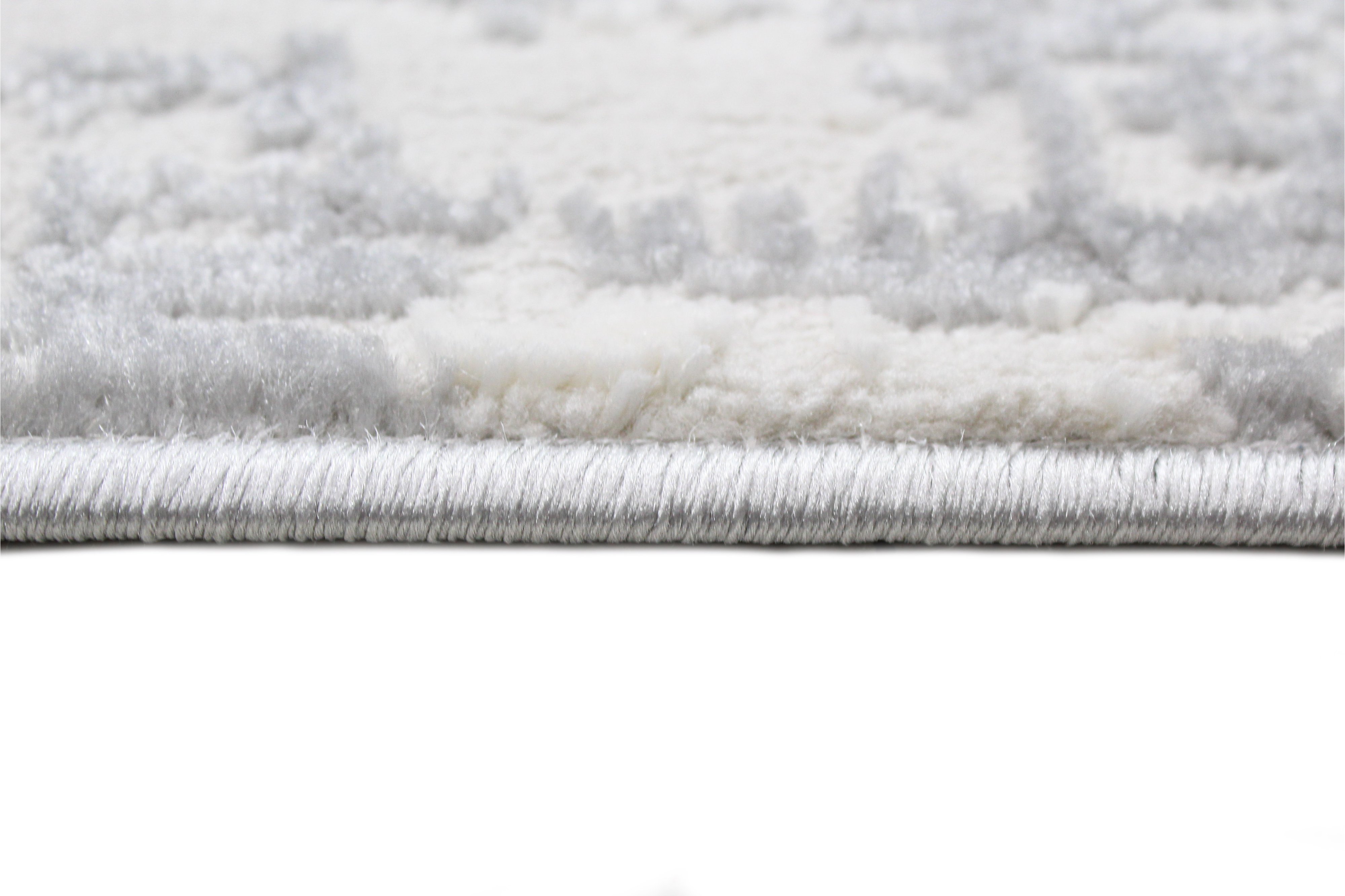 Carlyle Contemporary Ivory and Blue 8 Foot Runner-6