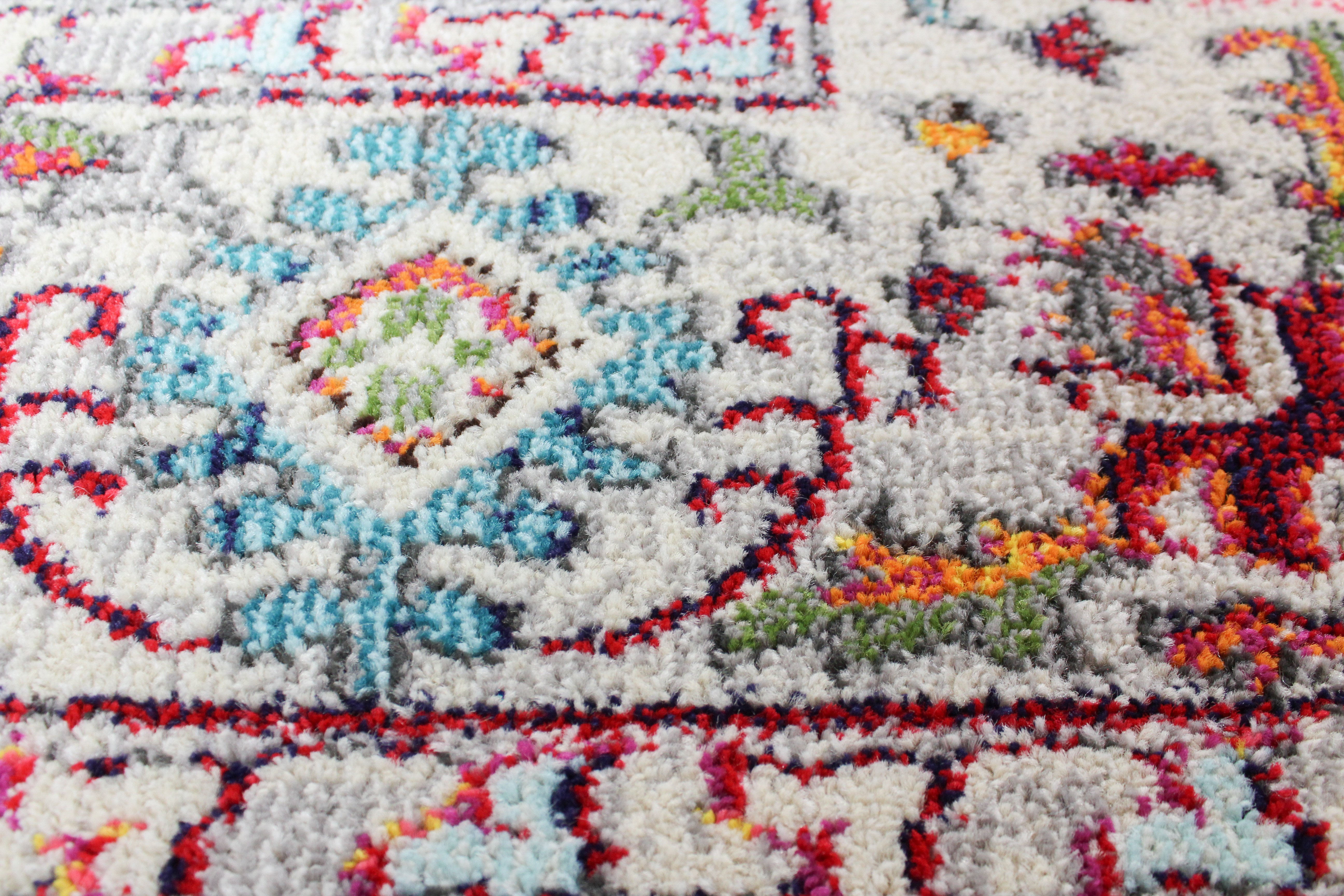 Dakota Transitional Teal 8 Foot Runner-4