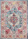 D113-TE-4X6-MH107 Dakota 4 x 6 Transitional Teal Area Rug