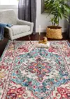 D113-TE-9X12-MH107 Dakota 9 x 12 Transitional Teal Area Rug