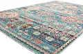 D113-TE-2.6X8-MH124 Dakota Transitional Teal 8 Foot Runner