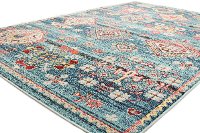 Dakota Transitional Teal 8 Foot Runner