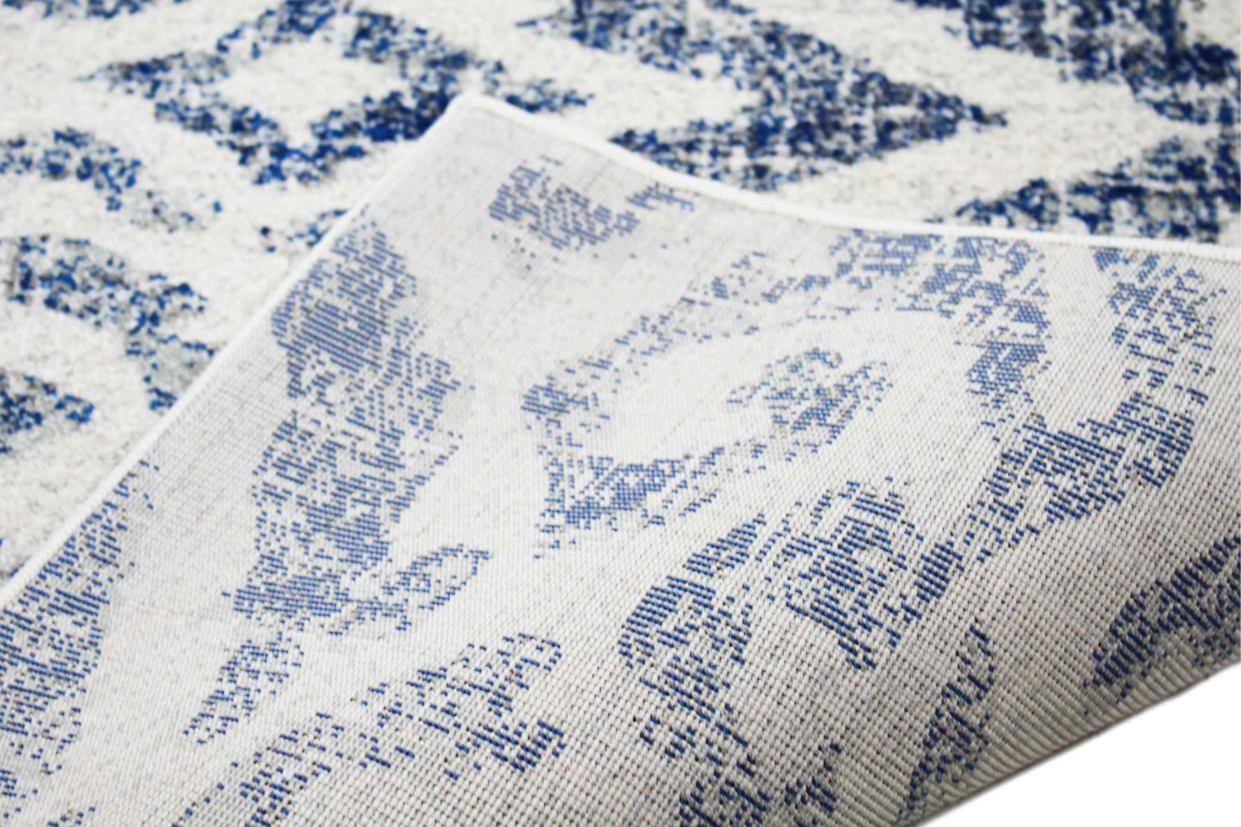 Everek 8 x 10 Nahum Blue and Gray Area Rug-4