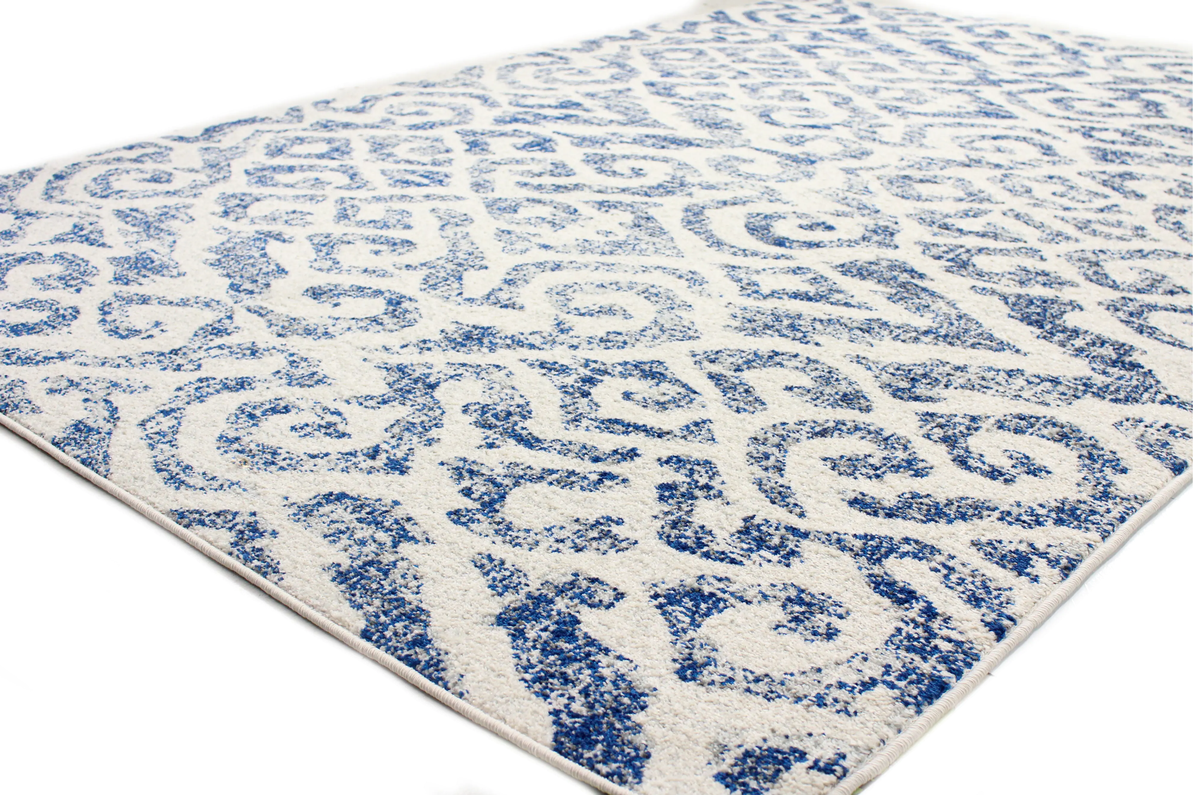Everek 9 x 12 Nahum Blue and Gray Area Rug-3