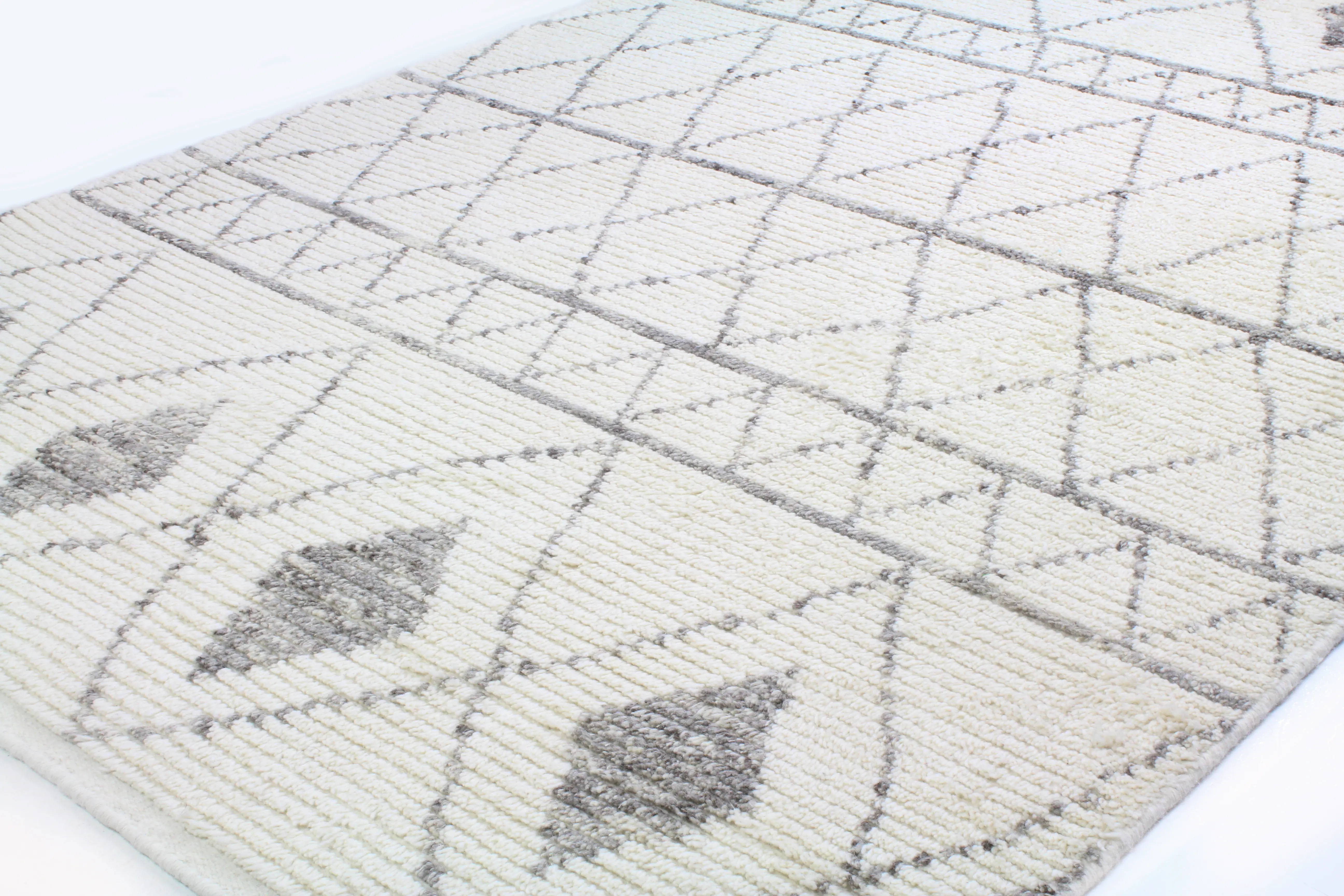 Marrakesh 8 x 10 Moroccan Ivory Area Rug-1