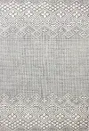 Venezia Esmeralda Gray 8 Foot Runner Rug