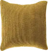 Stonewashed Tuscan Yellow Cotton Quilted Velvet Euro Sham