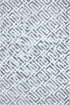 Venezia Ellis Ivory Blue 8 Foot Runner Rug