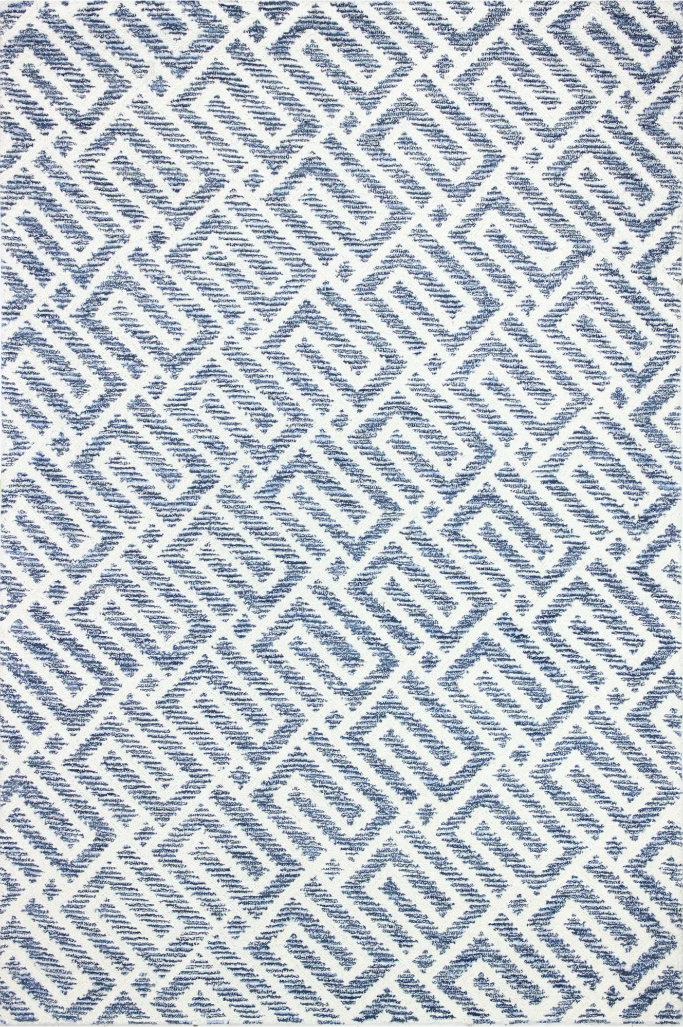 Venezia 8 x 10 Ellis Ivory Blue Area Rug-1