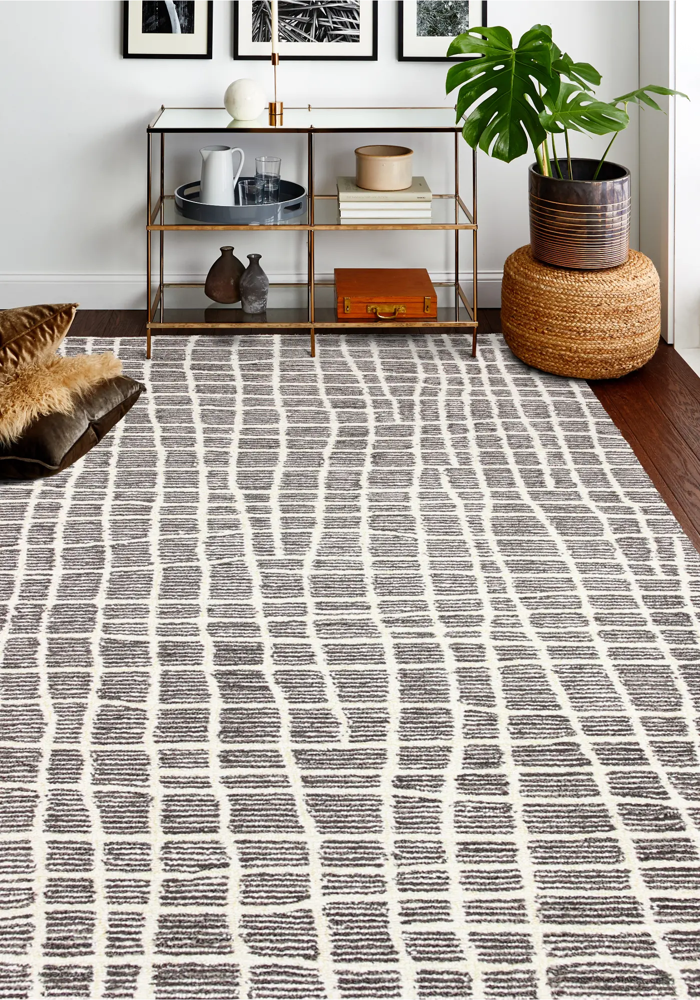 Venezia 8 x 10 Enzo Taupe Ivory Area Rug-2