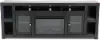 Avery Loft Black 84 Fireplace TV Stand