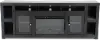 Avery Loft Black 84 Fireplace TV Stand