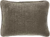 Stonewashed Taupe Cotton Velvet Boudoir Throw Pillow