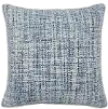 Brax Blue and Ivory Throw Pillow