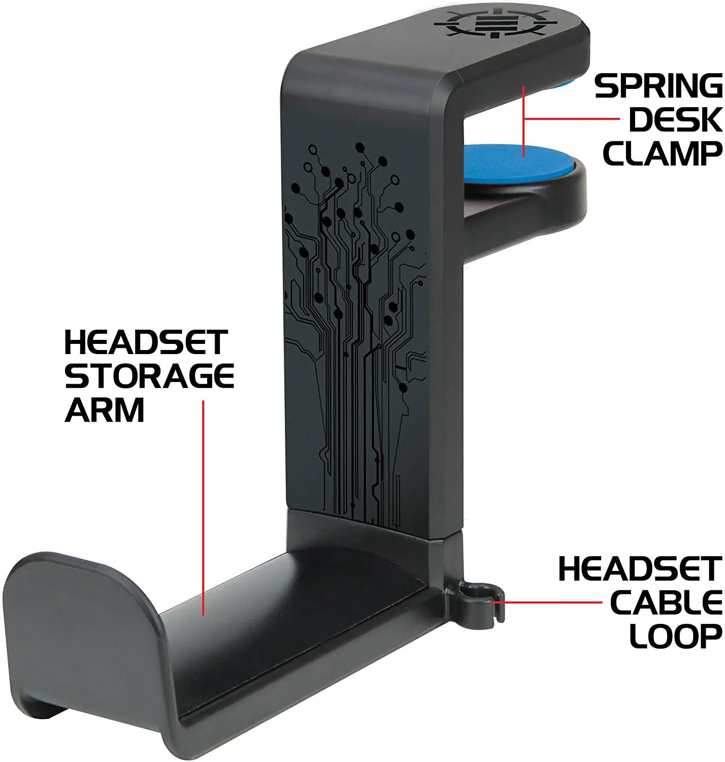 ENHANCE Gaming Headphone Holder - Black-2