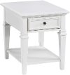 Charlestown White End Table