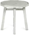 Paisley Antique White End Table