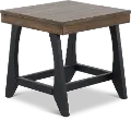 Ralston Honey and Black End Table