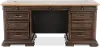 Sonoma Coffee Double Pedestal Desk