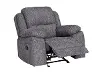 Brenham Charcoal Gray Glider Recliner