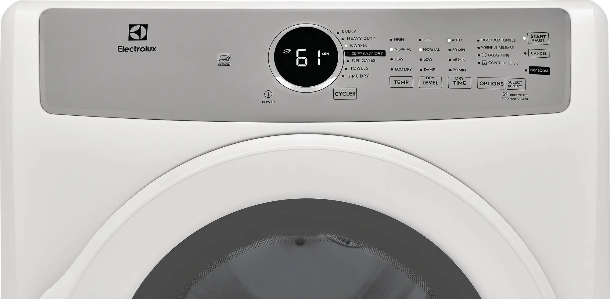 ELFG7337AW Electrolux Gas Dryer - White, ELF7337A-4