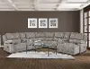 Brenham Latte Brown 4-Piece Reclining Sectional