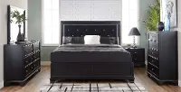 Brooklyn Black 4 Piece Queen Bedroom Set