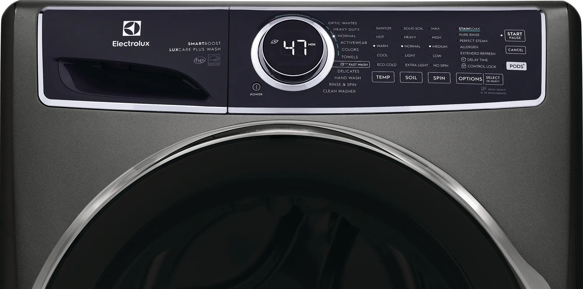 ELFW7637AT Electrolux 4.5 cu ft Front Load Washer with LuxCare Plus Wash - Titanium-2