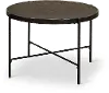 Vienna Black and Brown Wood Coffee Table