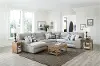 6150/6129-38/6PC PWR RRCL/AC/W/ARCL/C/LCSE Rockport Gray 6-Piece Power Reclining Sectional