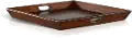 Santa Fe Dark Chocolate Tabletop Wood Tray