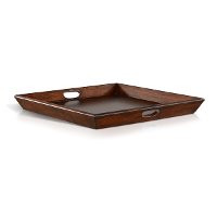 Santa Fe Dark Chocolate Tabletop Wood Tray
