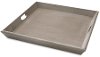 Westwood Taupe Tabletop Wood Tray with Cut Out Handles