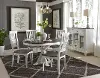 Allyson Park White 5 Piece Round Dining Set