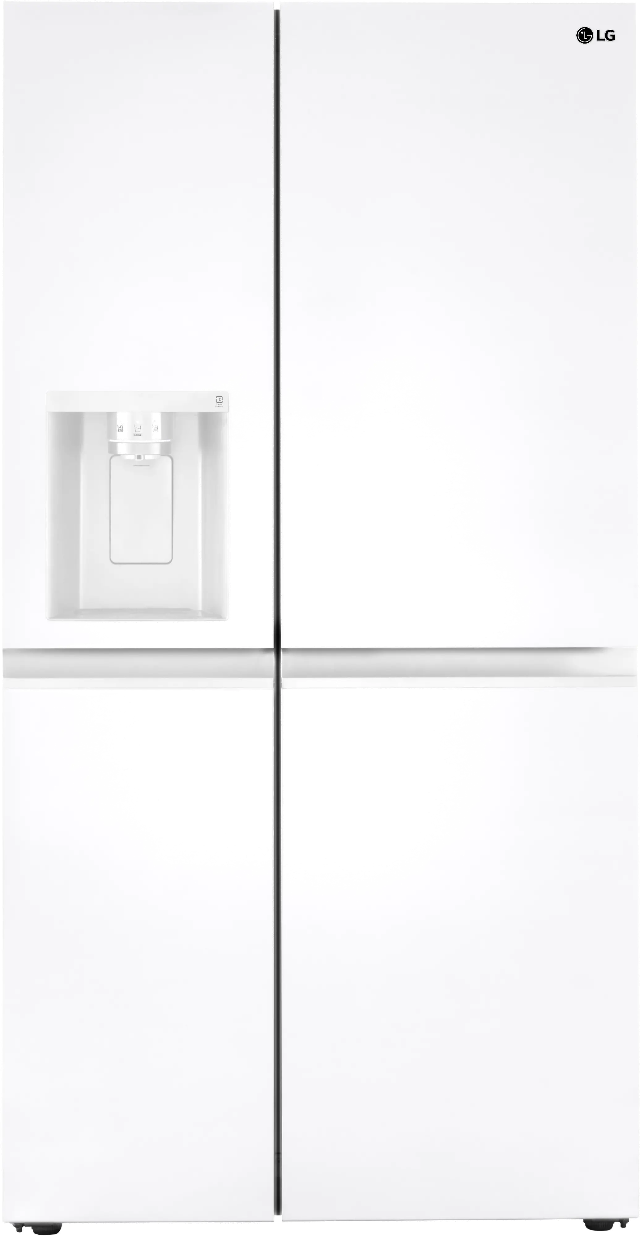 LRSXS2706W LG 27.2 cu ft Side by Side Refrigerator - White-3