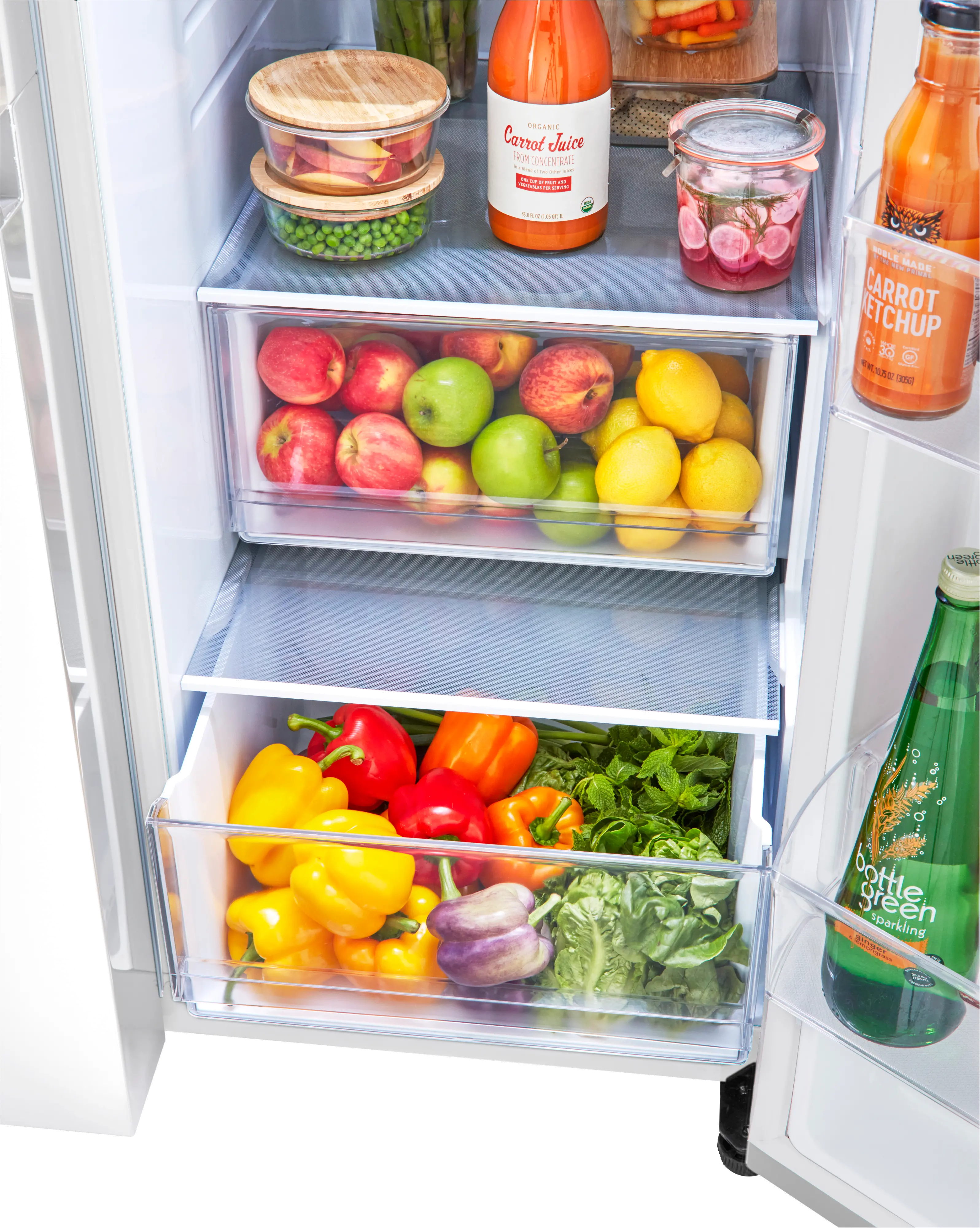 LRSXS2706W LG 27.2 cu ft Side by Side Refrigerator - White-6