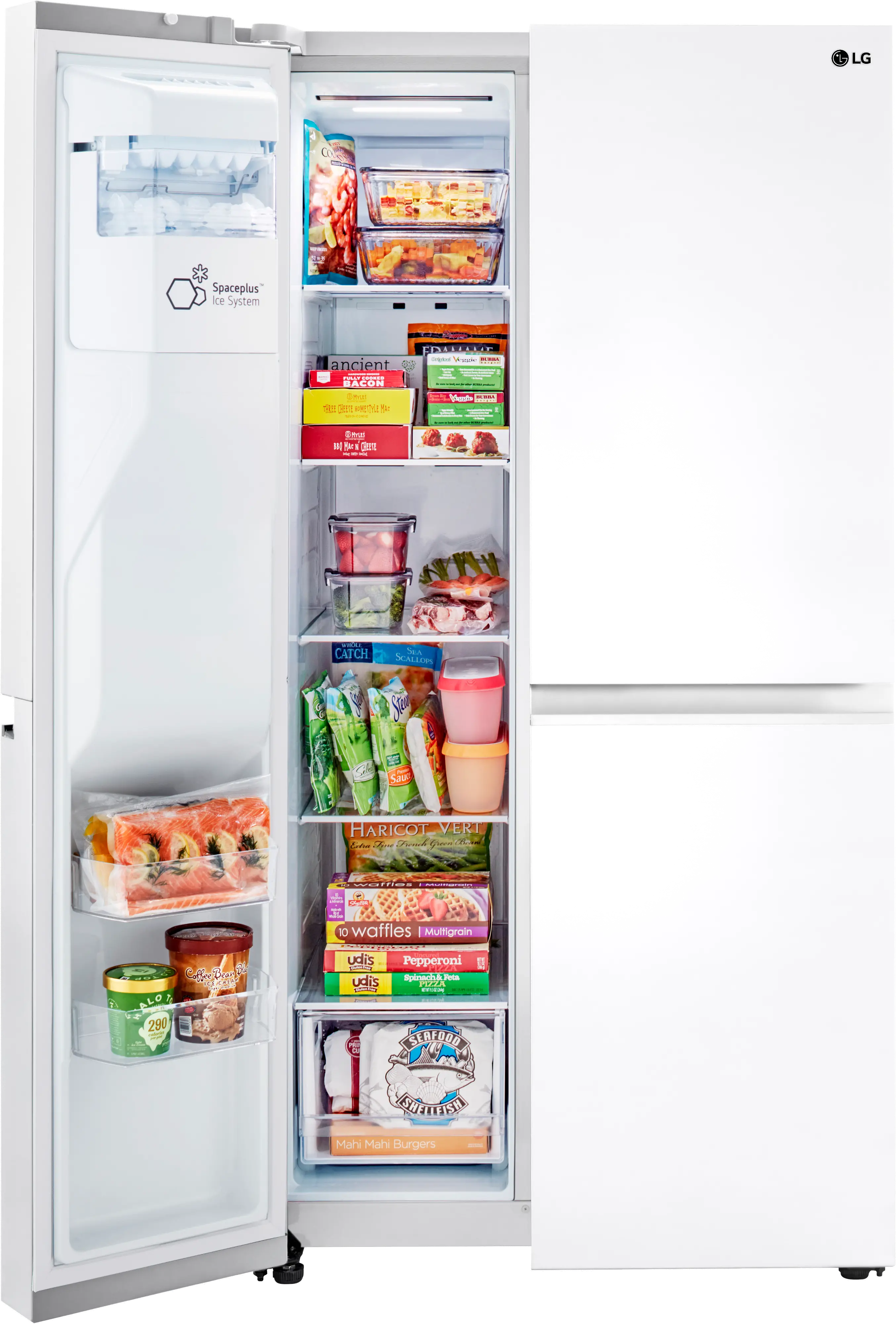 LRSXS2706W LG 27.2 cu ft Side by Side Refrigerator - White-8