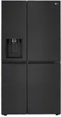 LRSXS2706B LG 27.2 cu ft Side by Side Refrigerator - Black