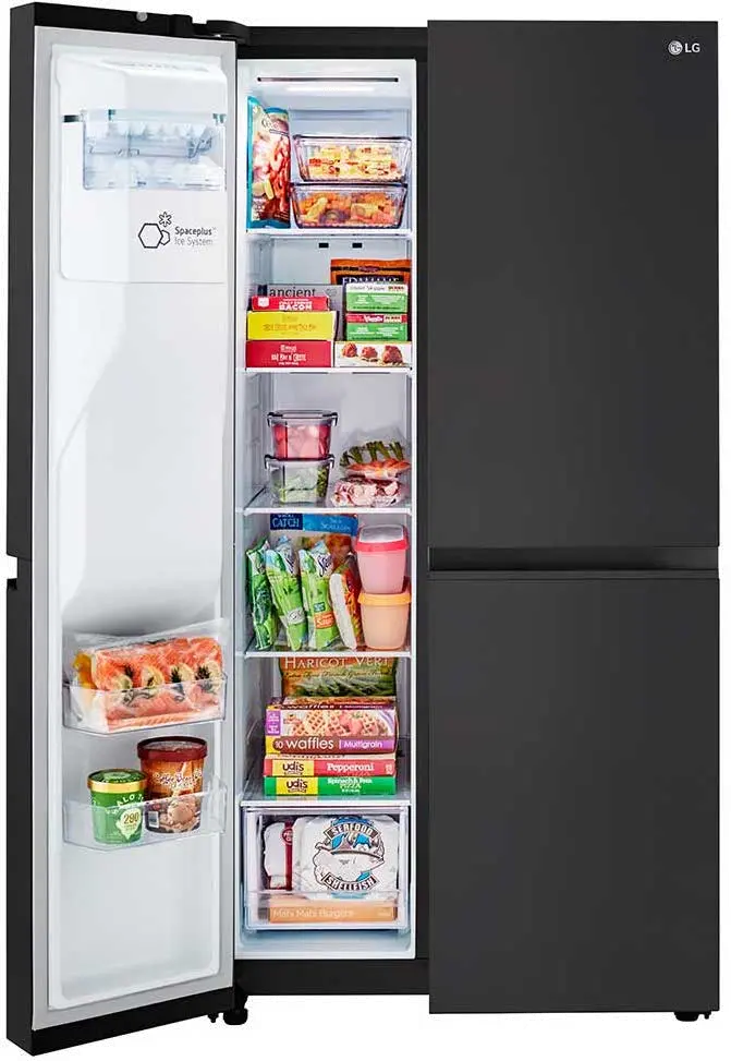 LRSXS2706B LG 27.2 cu ft Side by Side Refrigerator - Black-7